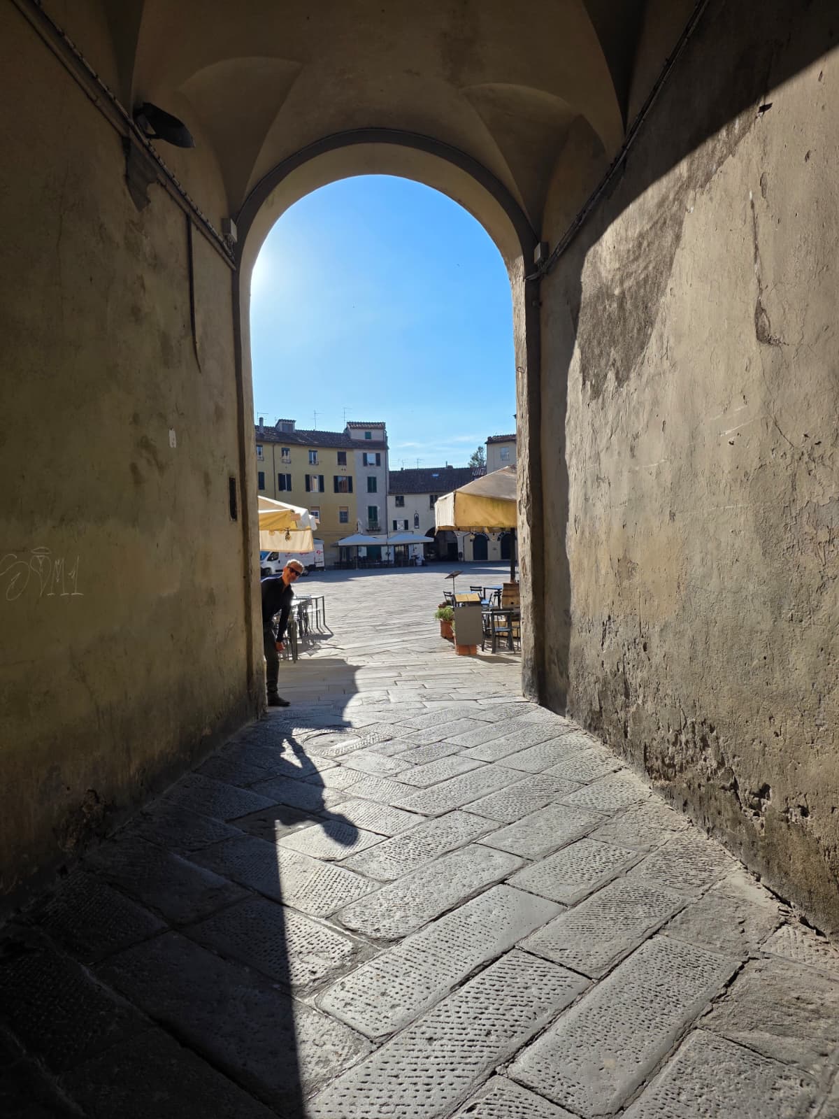 Lucca — first stop in Central Italy